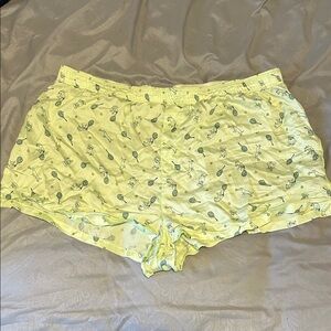 Victoria's Secret Lemon Print Sleep Shorts